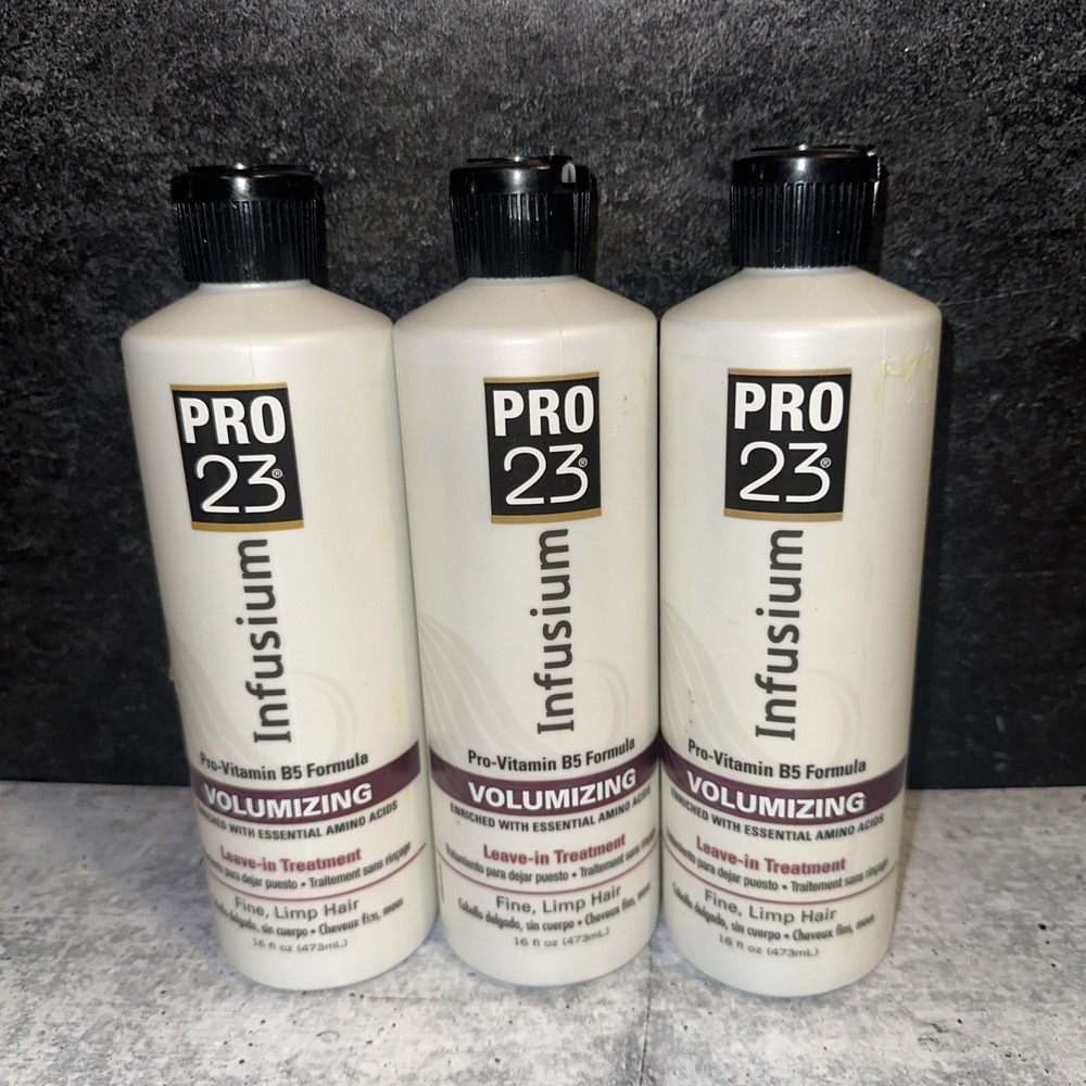 3 Lot Infusium 23 Pro-Vitamin B5 Formula Volumizing Leave-in Treatment 16oz
